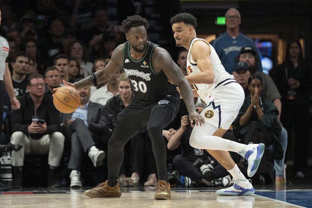 2026 05 01t050250z 142271748 mt1usatoday28851294 rtrmadp 3 nba playoffs denver nuggets at minnesota timberwolves 20260501062206