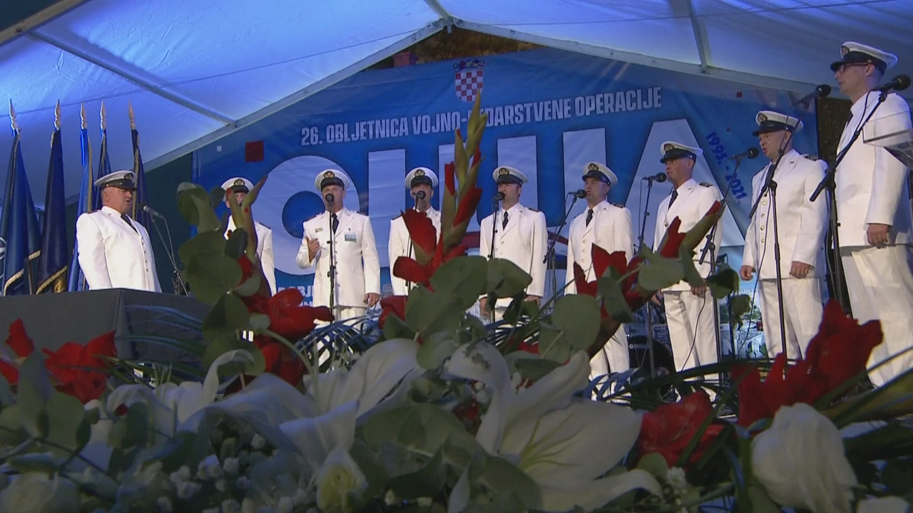 Prijem na Kninskoj tvrđavi, Foto: Vijesti/HRT