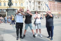 Navijači u Zagrebu, Foto: Sanjin Strukic/PIXSELL