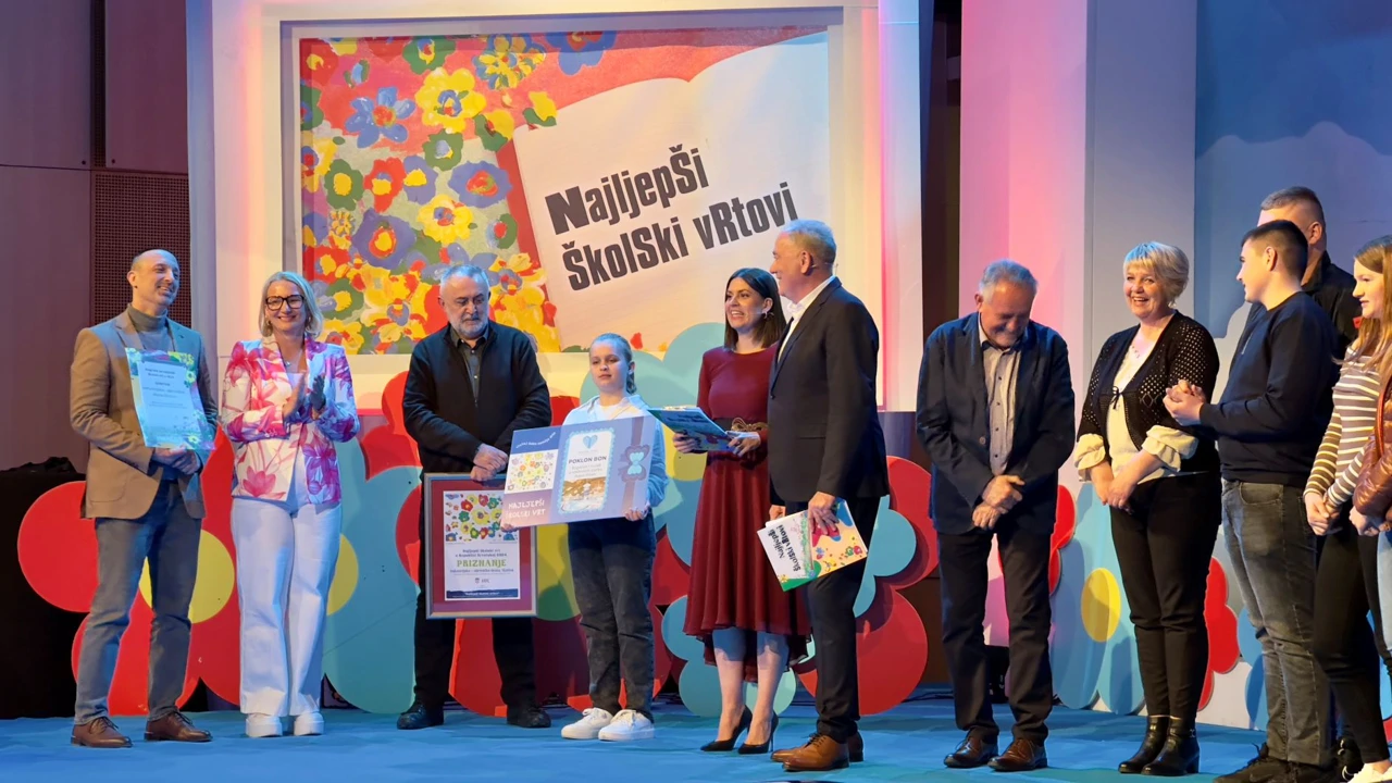 Dodjela nagrada Najljepšim školskim vrtovima, Foto: Matko M. Švarc/HRT