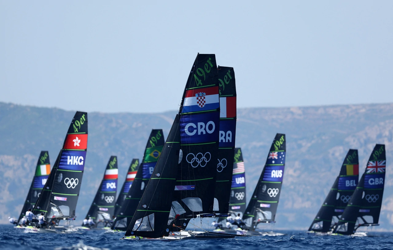 Mihovil i Šime Fantela na regatnom polju