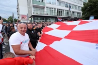 Njemačka premijera najveće hrvatske zastave  , Foto: Sanjin Strukic /PIXSELL