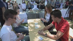 Igra "Na perun" u sklopu javnozdravstvene akcije Oko stola, Foto: Regionalni dnevnik/IMS/HTV/HRT