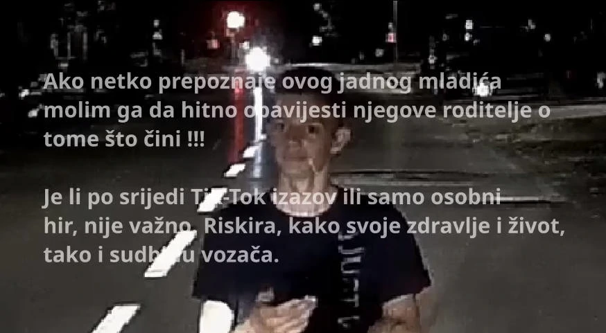 Tik Tok izazov ili nešto drugo – pogibeljna igra usred Osijeka, Foto: Screenshot/-