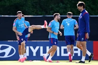 Trening hrvatske nogometne reprezentacije, Foto: Boris Kovacev/CROPIX