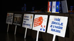 Continúan las protestas del sector salud