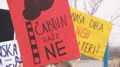 Prosvjed u Jastrebarskom, Foto: HTV/HRT