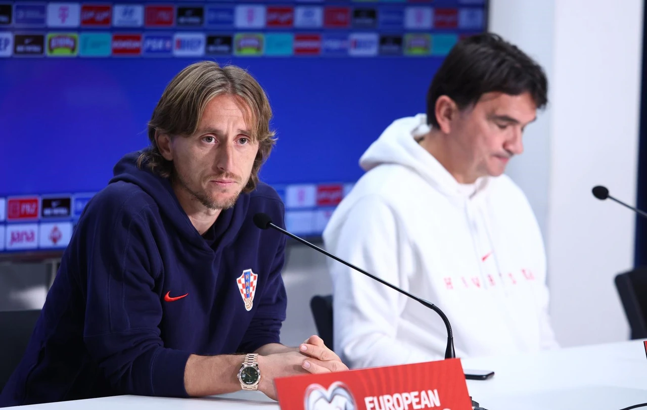Luka Modrić i Zlatko Dalić