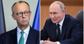Friedrich Merz i Vladimir Putin