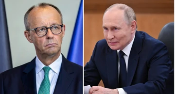 Friedrich Merz i Vladimir Putin