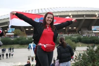 Hrvatska navijačica uoči utakmice protiv Rusije, Foto: Sanjin Strukić/PIXSELL