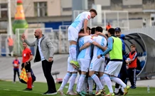 Slavlje igrača Rijeke nakon Pašalićevog gola, Foto: Goran Mehkek/CROPIX