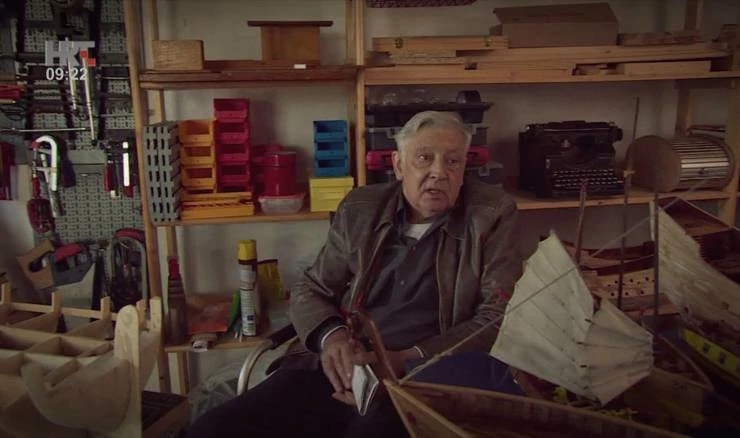 Žarko Potočnjak u svojoj radionici