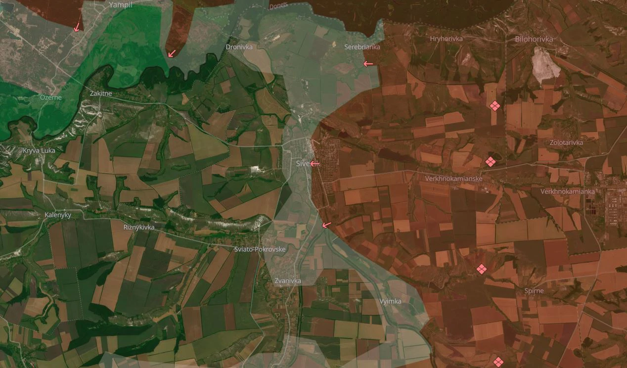 Rusko napredovanje u smjeru Siverska