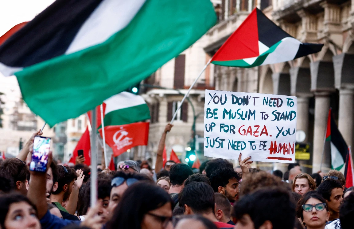 U Rimu prosvjed u znak potpore Palestincima
