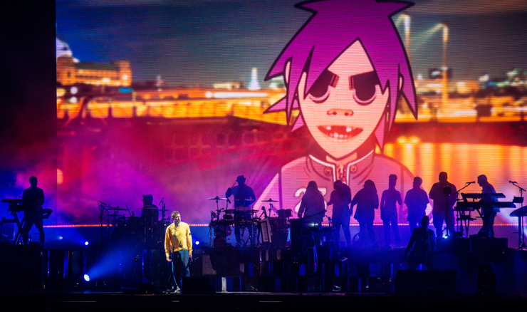Gorillaz obliježio drugi dan INmusic festivala audiovizualnim nastupom