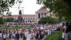 Okupljanje prosvjednika "Hodaj za Liku, hodaj za Hrvatsku", Foto: Igor Soban/PIXSELL