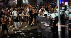 Neredi nakon prosvjeda, Foto: Zorana Jevtic/Reuters