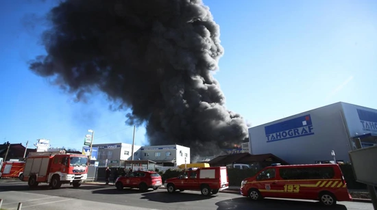 Veliki požar u Svetoj Nedelji
