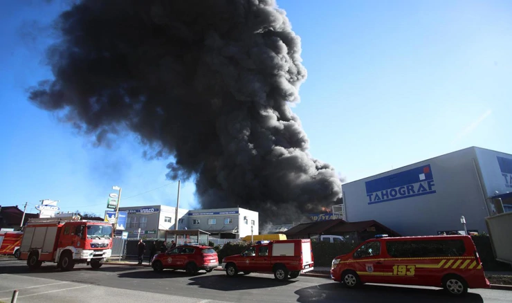 Veliki požar u Svetoj Nedelji