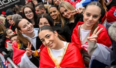 Navijači na Trgu bana Jelačića, Foto: Davor Puklavec/PIXSELL