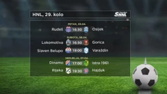 Parovi 29. kola SuperSport HNL-a
