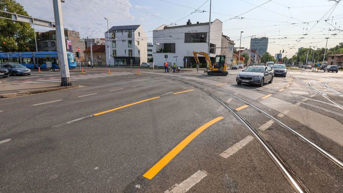 Radovi na križanju Ulice grada Vukovara i Avenije Marina Držića