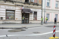 Zbog obilnih kiša došlo je do ulegnuća ceste u središtu Karlovca, Foto: Kristina Štedul Fabac/PIXSELL