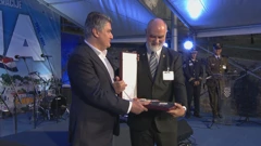 Dodjela odlikovanja umirovljenom brigadnom generalu Zvonku Peternelu, Foto: HRT/HTV