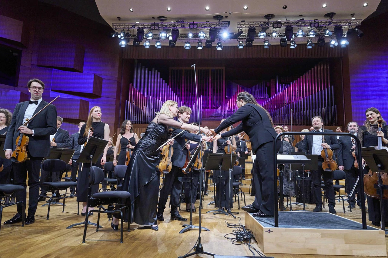 Mirjam Pustički Kunjko, Ana Marìa Patiño-Osorio, Simfonijski orkestar HRT-a, Foto: Jasenko Rasol/HRT