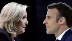 Marine LePen i Emmanuel Macron