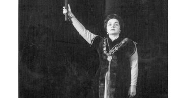 Milka Bertapelle kao Eva u "Nikoli Šubiću Zrinjskom"