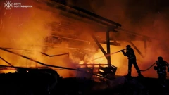 Ruski napad na Poltavu, Foto: Press service of the State Emergency Service of Ukraine in Poltava Region/Reuters