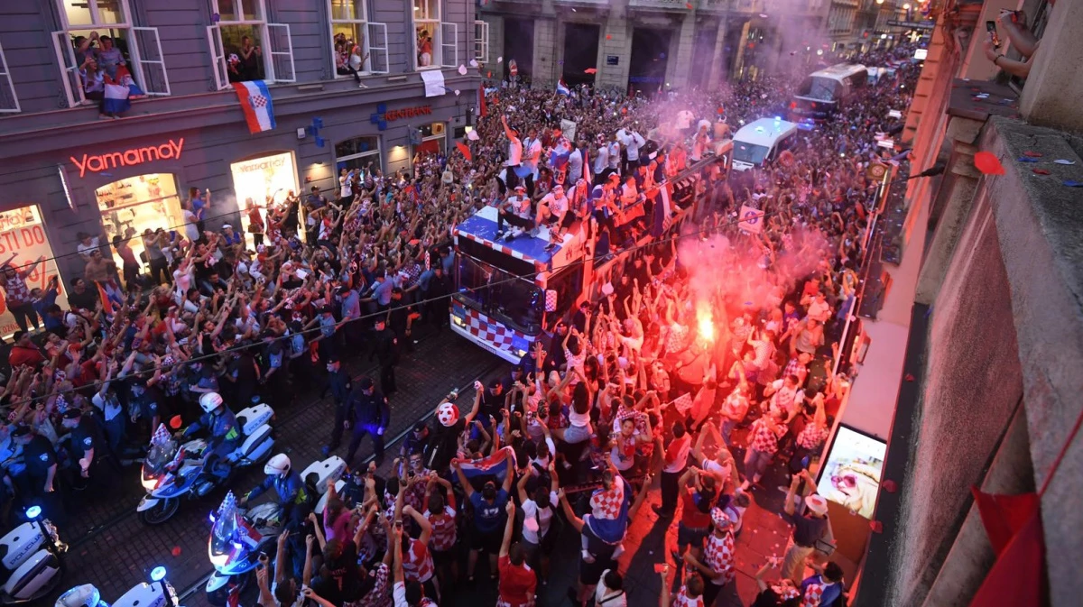Doček Vatrenih 2018., Zagreb