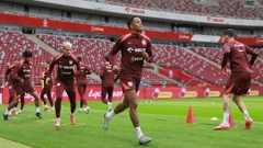 Trening poljske nogometne reprezentacije