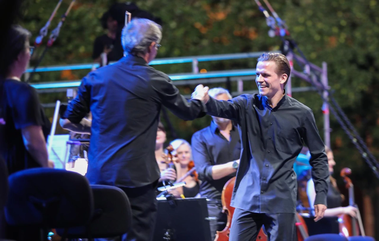 Sergej Evseev, koncert majstor i maestro Valentin Egel