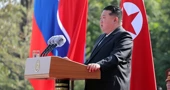 Kim Jong Un drži govor u čast borcima u Ukrajini