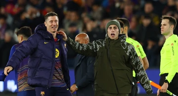 Robert Lewandowski i Fermin Lopez