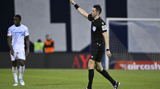 Igor Pajač na utakmici Dinamo - Rijeka