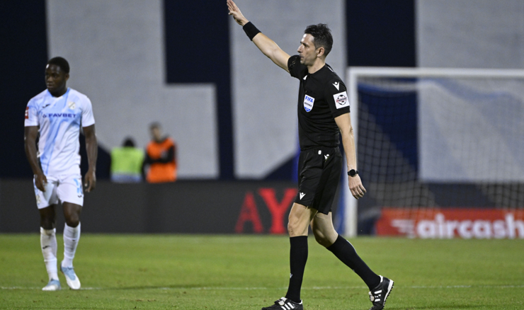 Igor Pajač na utakmici Dinamo - Rijeka