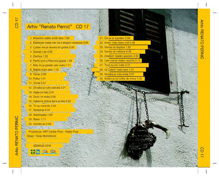 Arhiv Renato Pernić CD17 - izdanje 2016., Foto: -/-