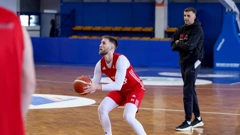 Trening hrvatskih košarkaša u Jazinama