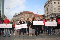 Prosvjed na Trgu, Foto:  Lovro Domitrovic /PIXSELL