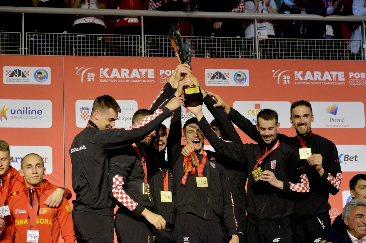 Hrvatski karatisti osvojili zlato na Europskom prvenstvu u Poreču, Foto: Sasa Miljevic/ PIXSELL