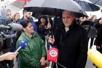 Branko Bačić u Petrinji, Foto: Luka Stanzl/PIXSELL