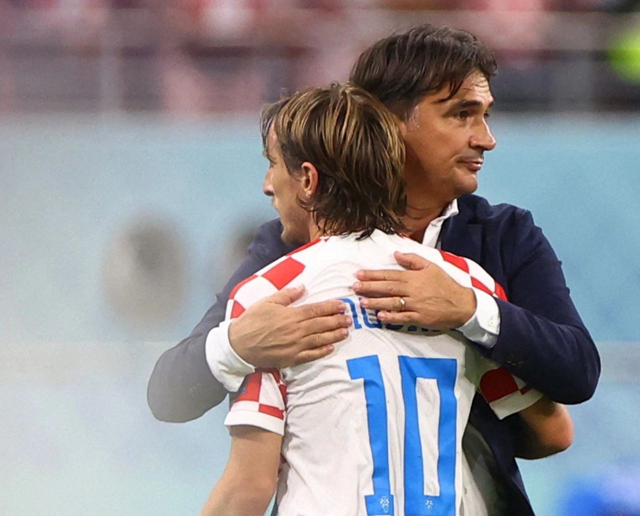 Luka Modrić i Zlatko Dalić