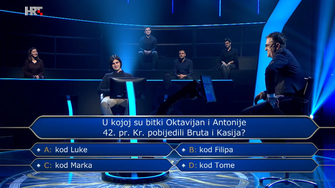Javor Vouk Kamenski , Foto:  Tko želi biti milijunaš?/HRT
