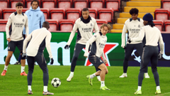 Trening nogometaša Real Madrida