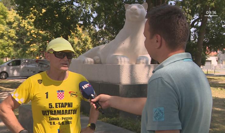 Branko Šubić trči 5. ultramaraton od Sv. Martina na Muri do Petrinje