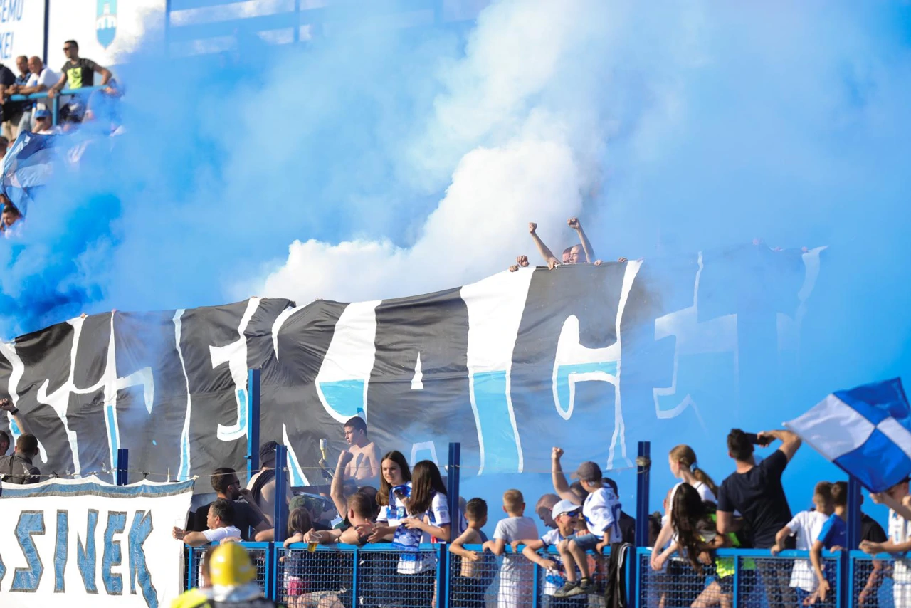 Navijači Osijeka, Foto: Dubravka Petric//PIXSELL